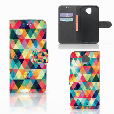 Wiko Wim Telefoon Hoesje Geruit