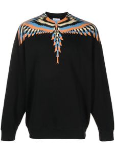 Marcelo Burlon County of Milan t-shirt à imprimé Optical Wings - Noir