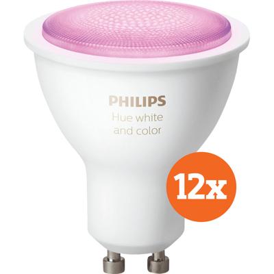 Philips Hue White and Color GU10 Bluetooth 12-Pack