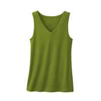 Top met bandjes van bio-katoen, Zwart 44/46