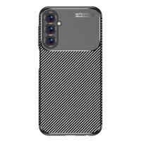 Samsung Galaxy A05s Beetle Koolstofvezel TPU Hoesje - Zwart