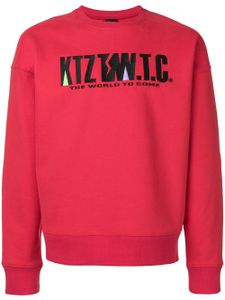 KTZ sweat à logo brodé - Rouge