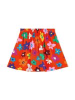 Stella McCartney Kids jupe à fleurs - Rouge