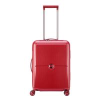 Delsey Turenne 4 Wheel Trolley 55 rouge2 Harde Koffer