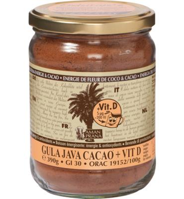 Amanprana Amanprana Gula Java Cacao + Vitamine D Bio (390g)