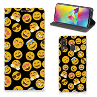 Samsung Galaxy M20 Hoesje met Magneet Emoji