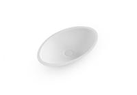 SSI Design Biella Solid Surface Waskom Ovaal 59x35x7.5cm