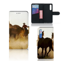 Xiaomi Mi 9 SE Telefoonhoesje met Pasjes Design Cowboy - thumbnail