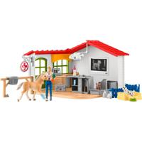 Schleich FARM WORLD Dierenartspraktijk met Dieren 42502