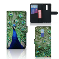 OnePlus 7 Pro Telefoonhoesje met Pasjes Pauw