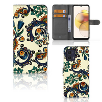 Wallet Case Motorola Moto G73 Barok Flower