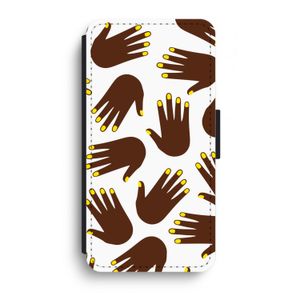 Hands dark: iPhone XR Flip Hoesje