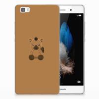 Huawei Ascend P8 Lite Telefoonhoesje met Naam Baby Hyena