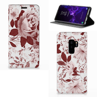 Bookcase Samsung Galaxy S9 Plus Watercolor Flowers