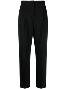 Tory Burch pantalon de tailleur en laine à plis - Noir