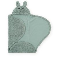 Jollein wikkeldeken Bunny Ash Green Maat - thumbnail