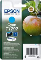 Epson inktcartridge T1292, 460 pagina&apos;s, OEM C13T12924012, cyaan - thumbnail