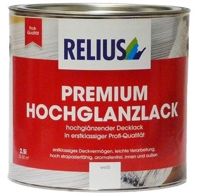 relius premium hochglanzlack wit 0.75 ltr relius premium hochglanzlack wit 0.75 ltr