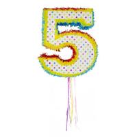 Verjaardag feest pinata - 5 jaar - leeftijd feestartikelen - om zelf te vullen