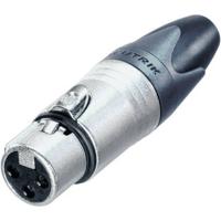 Neutrik NC3FXX XLR-connector Bus, recht Aantal polen: 3 Zilver 1 stuk(s) - thumbnail