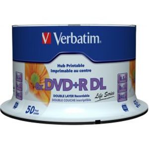 Verbatim 97693 lege dvd 8,5 GB DVD+R DL 50 stuk(s)