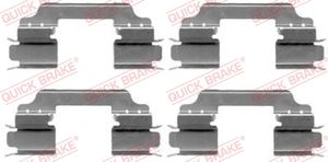 Accessoireset, schijfremblok QUICK BRAKE, u.a. für Mercedes-Benz, Renault, KIA, Nissan