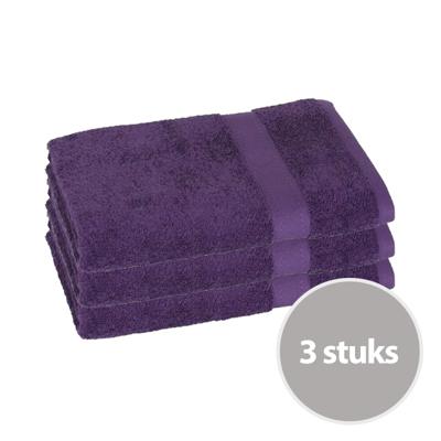 Clarysse Voordeelpakket Talis Badlaken 70x140 500gram Paars 3 stuks