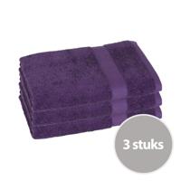 Clarysse Voordeelpakket Talis Badlaken 70x140 500gram Paars 3 stuks