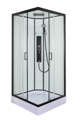 Saniclear Elite gesloten douchecabine vierkant 90x90cm thermostaat kitvrij Saniclear Elite gesloten douchecabine vierkant 90x90cm thermostaat kitvrij