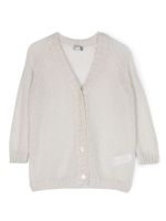 Il Gufo cardigan boutonné à col v - Gris