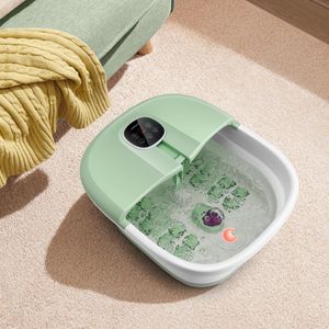 Opvouwbaar Voetenbad met Warmte Voetbad met Afstandsbediening Massager 33,5 x 41 x 20,5 cm Groen