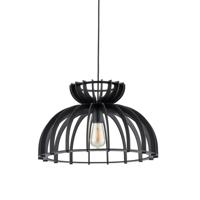 Nowodvorski Houten hanglamp Kymi Ø 48cm - zwart 10575 - thumbnail