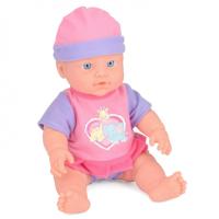 Toyrific Snuggles plas  en drinkpop Skyla 31 cm 2 delig roze