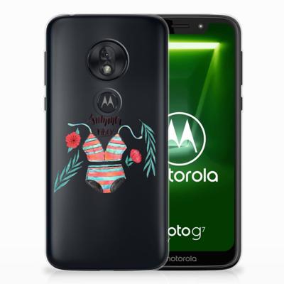 Motorola Moto G7 Play Telefoonhoesje met Naam Boho Summer