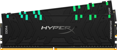 PREDATOR RGB HX440C19PB4AK2/16 - Geheugen - DDR4 - 16 GB: 2 x 8 GB - 288-PIN - 4000 MHz - CL19