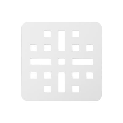 Sanituba Relievo afvoer afdekrooster mat wit