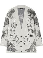 Alanui cardigan The Twelve Signs en cachemire - Gris