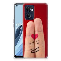 OPPO Reno 7 5G | Find X5 Lite Silicone Back Cover Liefde - Origineel Romantisch Cadeau - thumbnail