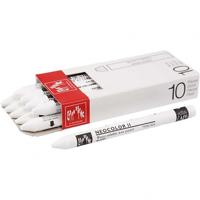 Caran d'Ache waskrijt Neocolor II wit 10 stuks