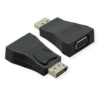 Value 12.99.3156 Adapter [1x DisplayPort stekker - 1x VGA-bus] Zwart - thumbnail