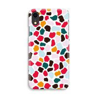 Colored Giraffe: iPhone XR Volledig Geprint Hoesje - thumbnail