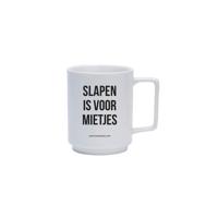 Set Van 6 Koffiemokken Slapen Is Voor Mietjes - Overig (5410574913517)
