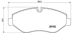 Remmenset, remschijf BREMBO, Remschijftype: Binnen geventileerd, Inbouwplaats: Vooras, u.a. für Mercedes-Benz, VW