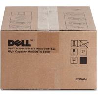 Dell tonercartridge met hoge capaciteit voor 8.000 pagina's voor Dell 3110cn Colour Laser Printer Magenta