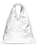 MM6 Maison Margiela sac cabas Japanese en effet métallisé - Argent