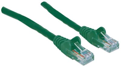 Intellinet 730457 RJ45 Netwerkkabel, patchkabel CAT 6 U/UTP 20.00 m Groen 1 stuk(s)