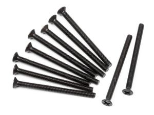 HPI - Flat head screw m3x40mm (10pcs) (Z536)