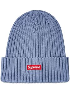 Supreme bonnet en maille nervurée - Bleu