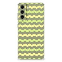 Samsung Galaxy S21FE TPU bumper Waves Yellow