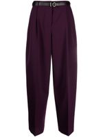 Jil Sander pantalon en laine à coupe droite - Violet